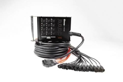 Cordial EYB 12-4 C 30 Stagebox Schwarz mit 4 Eingängen und 12 Ausgängen 30m - Bild 1