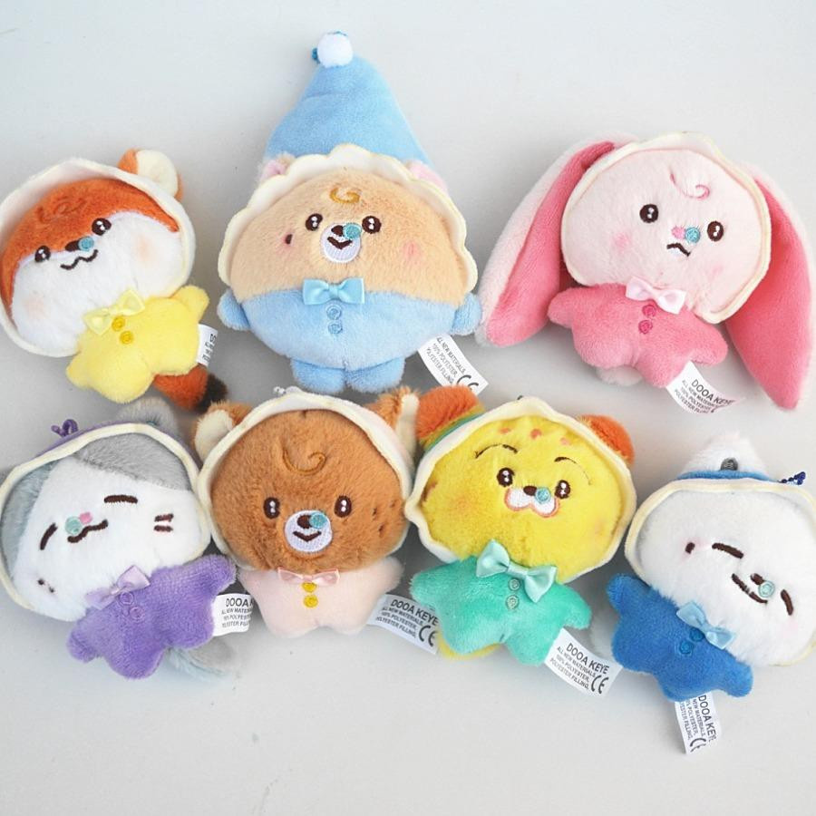 Yiran toy 1 Baby Nasenblasen-Anhänger Puppen-Schlüsselanhänger Plüsch Bunt - Bild 1