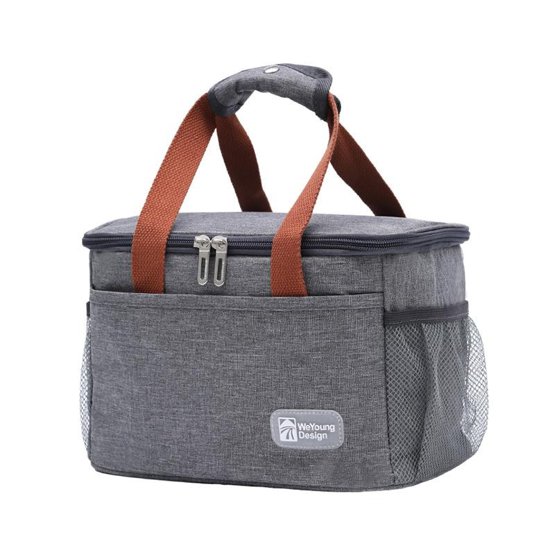 Freedom Outdoors Isolierte Picknicktasche aus Oxford-Gewebe, Kühlbox mit 7l Fassungsvermögen, Navy Blue - Bild 1