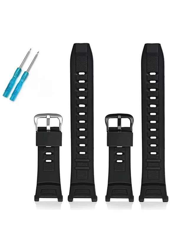 CASIO Uhrenarmband Kunststoff, Schwarz, Unisex - Bild 7