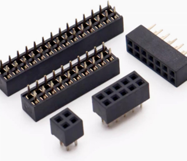 10 Stück Zweireihige gerade weibliche Header Pitch Strip Stecker 2,0 mm in Schwarz - Bild 1