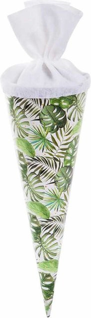 goldbuch Schultüte Monstera in Grün, B/H/T: 35 x 35 x 35 cm - Bild 1