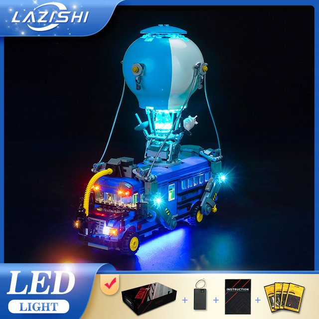 Lazishi LED-Beleuchtung 77073-Set, passend für Battle Bus Baustein-Geschenk - Bild 1