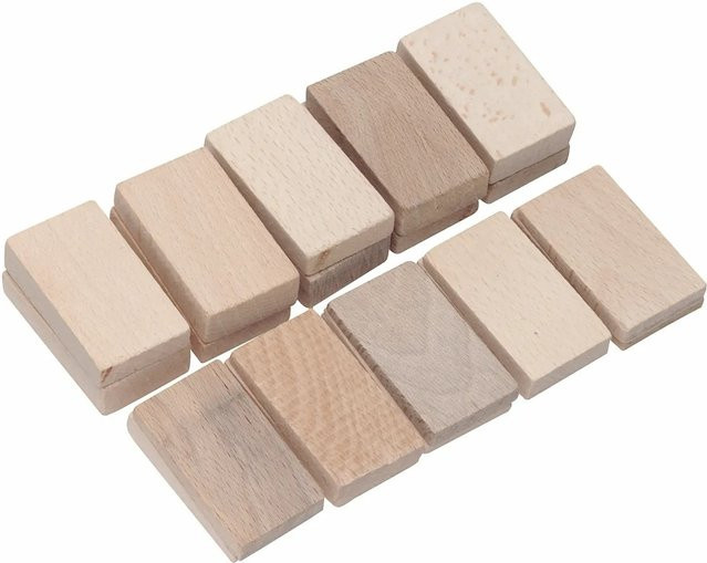 LUX-TOOLS Montagekeile aus Holz in Beige - Bild 1