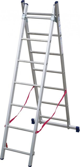 Facal Mehrzweckleiter STILO S100 aus Aluminium in Silber mit 2x6 Sprossen - Bild 1