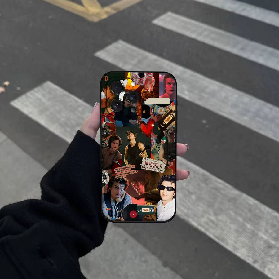 Handyhülle mit J-Joe Keery Motiv für Apple iPhone 11 bis 17 Pro Max Plus Mini, weiche TPU Hülle, Multicolor - Bild 2