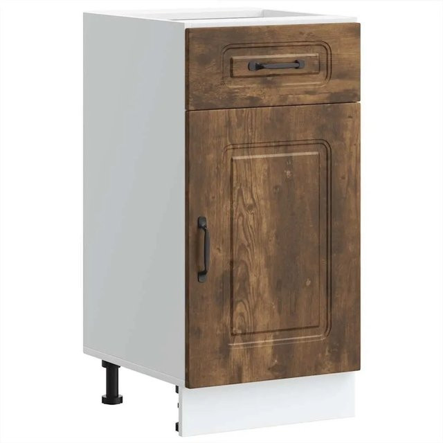 vidaXL Küchenunterschrank Kalmar in Räuchereiche, Holzwerkstoff, Braun, B/T/H: 46 x 40 x 81,5 cm - Bild 1
