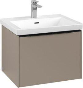 V&B Waschtischunterschrank Subway 3.0 in Tau, B/T/H: 57,2 x 42,9 x 47,8 cm - Bild 1