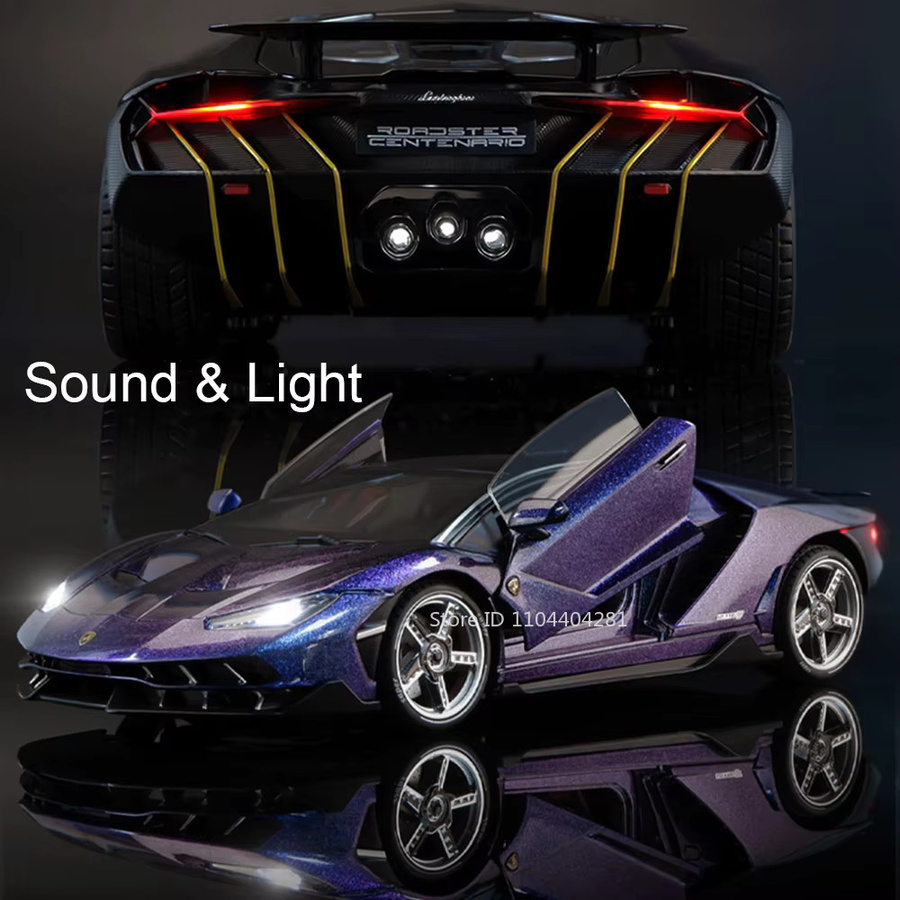 MAKEDA Lambor LP770 Pagani Huayra, Spielzeug Modelle, 1:18, mit Licht und Sound - Bild 2