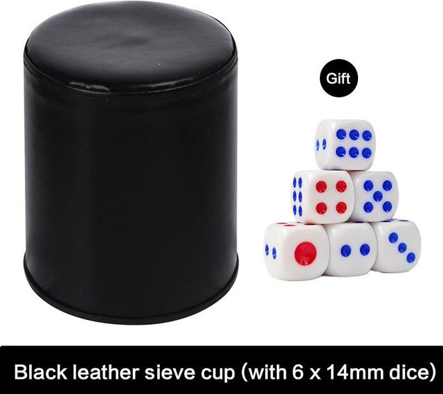 Würfelbecher Shaker, Zubehör, 6-teiliges Set - Bild 1