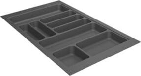 Hettich OrgaTray 440 Schubkasten-Innenorganisation aus Kunststoff in Grau - Bild 1