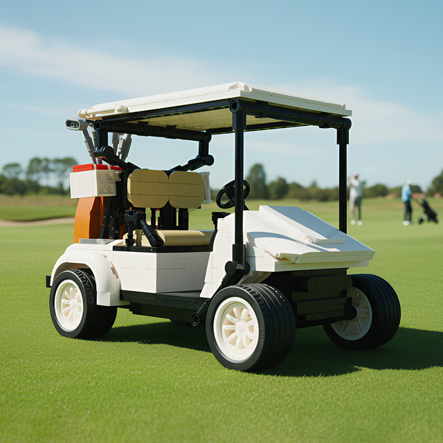 WOMA Simulation Golf Warenkorb, Baustein Modell, 807 Teile, ab 8 Jahren - Bild 1