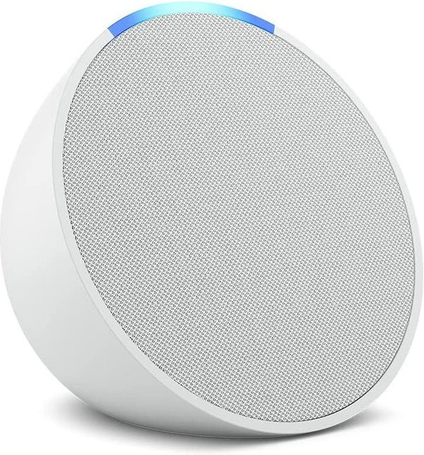 Amazon Echo Pop smarter Bluetooth-Lautsprecher 1. Generation in Weiß - Bild 1