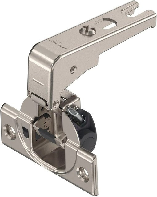 Blum Stollenscharnier Blumotion Soft-Close 95 Grad Gekröpft mit Feder in Nickeloptik inkl. Schrauben - Bild 1