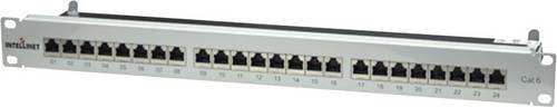 Intellinet 720014 24 Port Netzwerk-Patchpanel CAT 6, Farbe: Silber, Breite: 483 mm - Bild 1