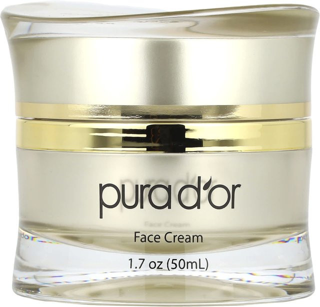 Pura D'or Golden Glow Gesichtscreme PM, 50 ml, Retinol, Reife Haut - Bild 1