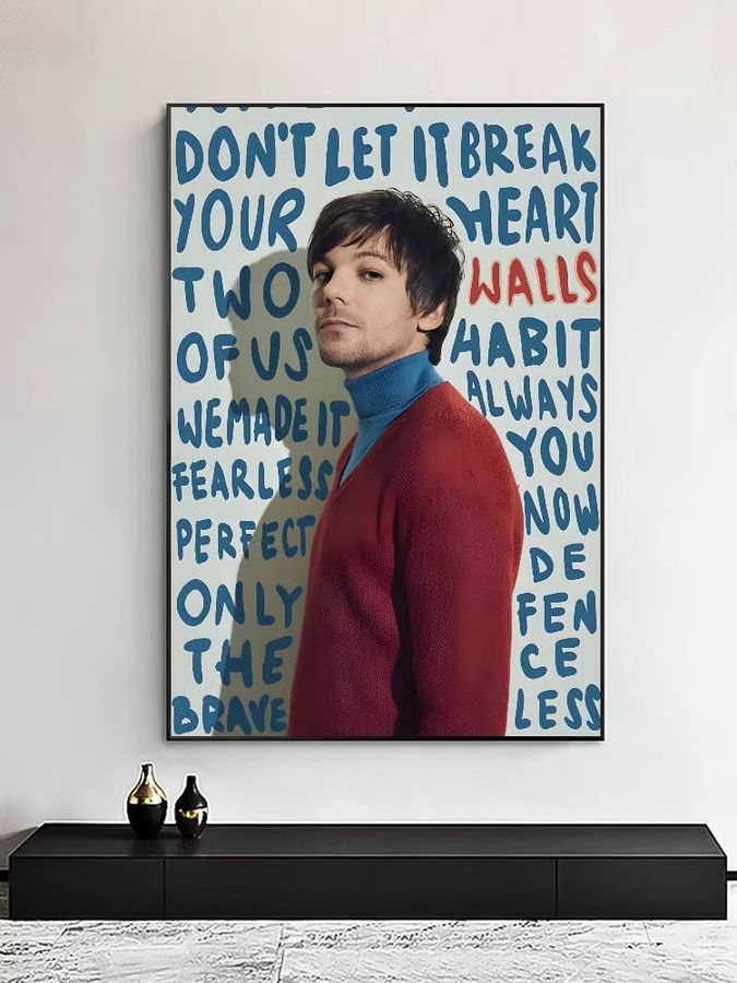 Louis T-Tomlinson SINGER Poster HD Art wasserfestes Wandbild für Wohnzimmer und Schlafzimmer - Bild 7