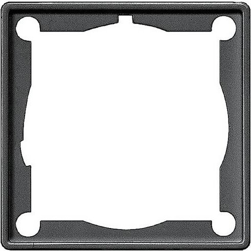 Siemens Schalterprogramm Delta Carbon 1fach Rahmen in Schwarz 5TG1150 - Bild 1