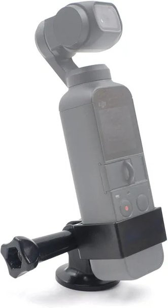 DJI 3 in 1 Gimbal Adapter Rand Erweiterungsclip Basis Schraube für Osmo Pocket 1 und Osmo Pocket 2 in Schwarz und Grau - Bild 1