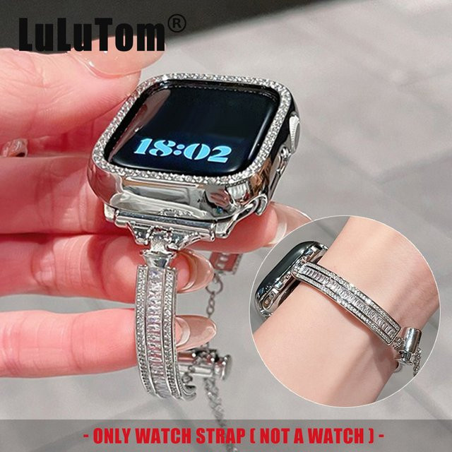 LuLuTom Uhrenarmband Edelstahl, Silber, für Apple Watch - Bild 1