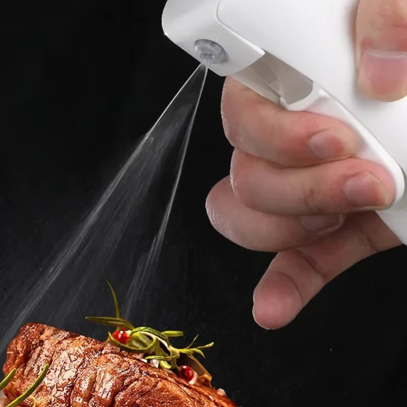 Öl Spray Flasche aus Glas mit Press-Mechanismus für Küche und Grill, ideal für Öl, Essig oder Sojasauce - Bild 5