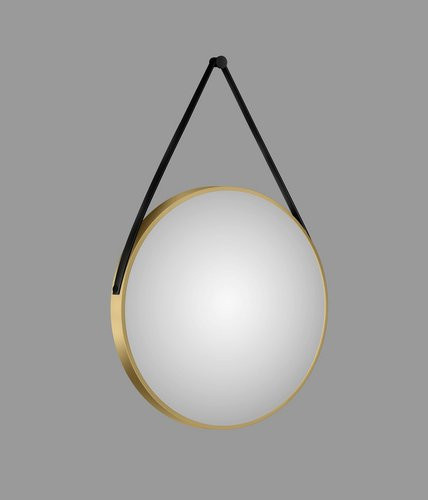 TALOS Wandspiegel rund in Gold mit Aluminiumrahmen Durchmesser: 80 cm - Bild 2
