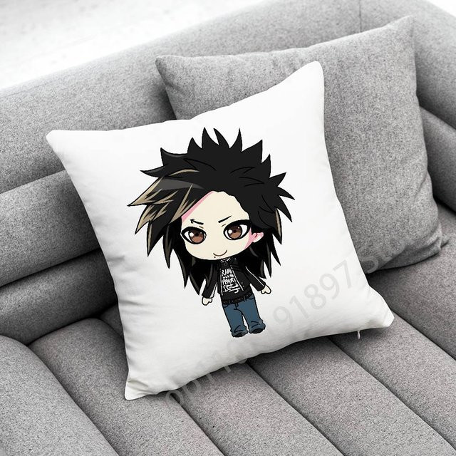 ZX Blanket Kissenbezug mit Tom Kaulitz Motiv, Weiß, B/H: 55 x 55 cm - Bild 1