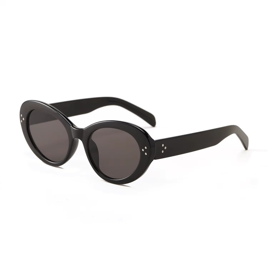 Reboto Sonnenbrille, oval, Vollrand, Kunststoff, schwarz, Damen - Bild 5