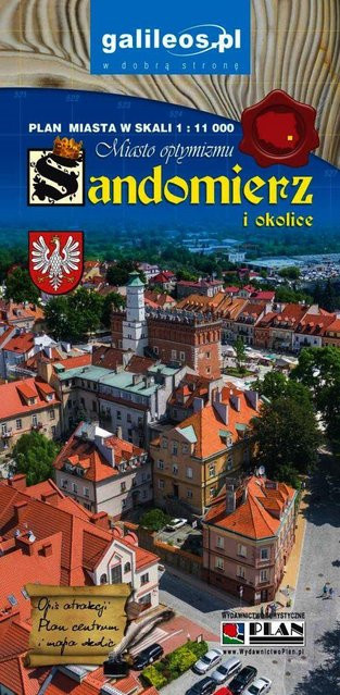 Sandomierz und Umgebung, Stadtkarte, 2024 - Bild 1