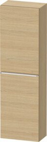 Duravit Halbhochschrank D-Neo mit 1 Tür und 4 Regalböden, Wandmontage, B: 40 cm, T: 24 cm, H: 132 cm - Bild 1