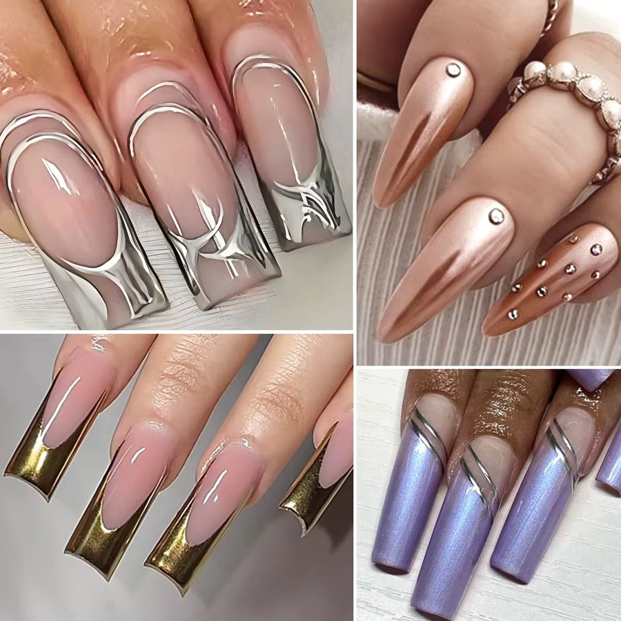 Four Lily Metallic-Malerei-Gel, Chrom, Gold, Silber, Roségold - Bild 3