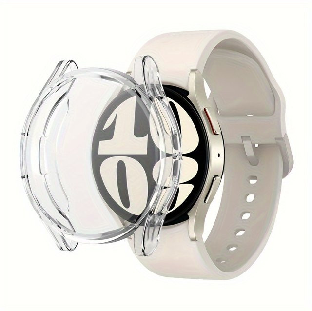 NEY Schutzhülle für Samsung Galaxy Watch 4 5 6 7 FE, TPU-Bumper, 40mm 44mm - Bild 1