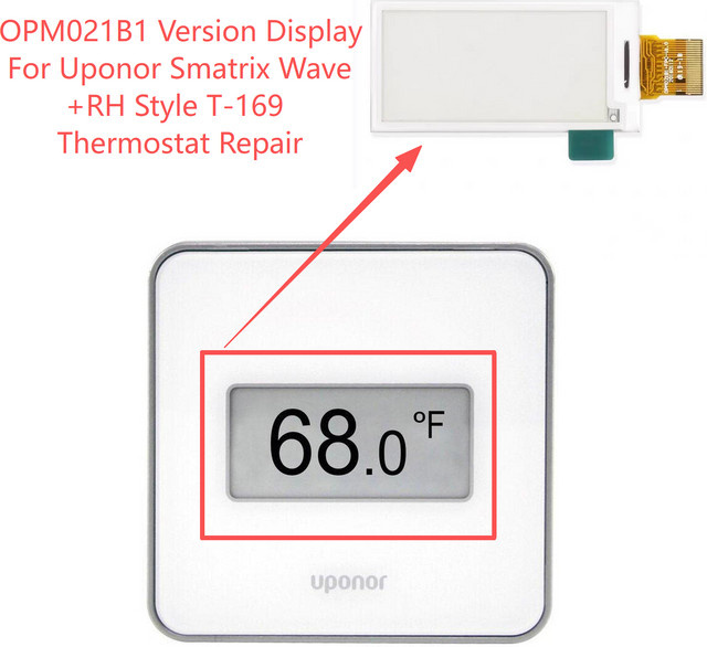Uponor Smatrix Wave Display OPM021B1 Version E in Weiß für RH Style T-169 Thermostatreparatur - Bild 1