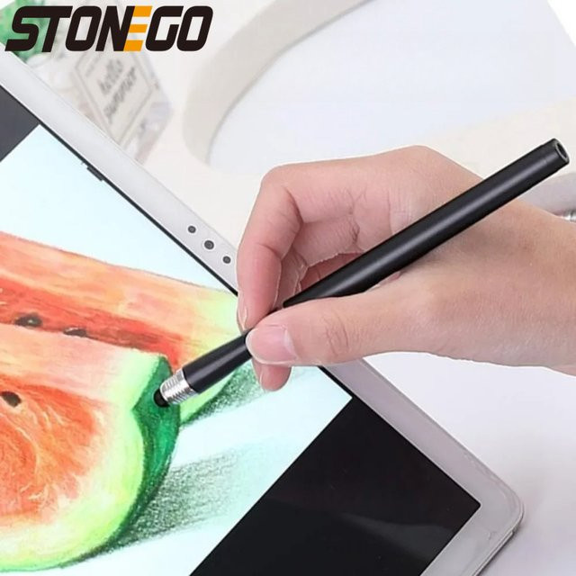 STONEGO 2-in-1 Stylus-Stift für Mobiltelefone und Tablets in Silber - Bild 1