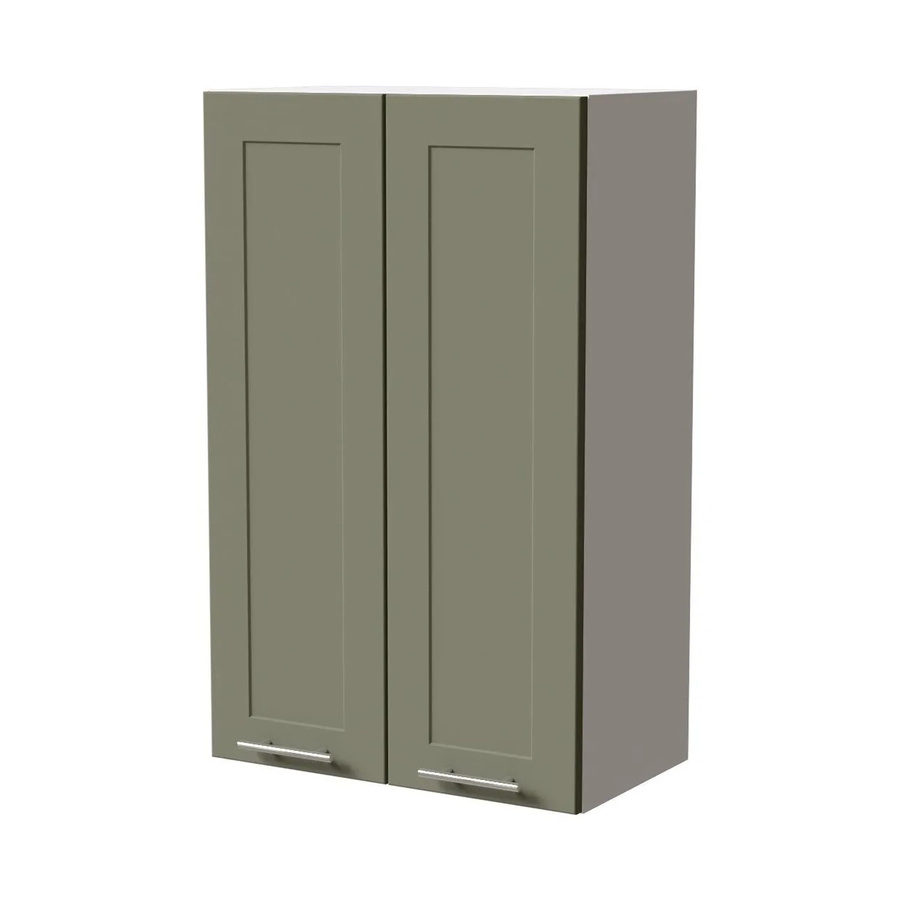 Feldmann-Wohnen Hängeschrank Oslo in Weiß und Reed Green Matt B/T/H: 60 x 32,5 x 96 cm - Bild 2