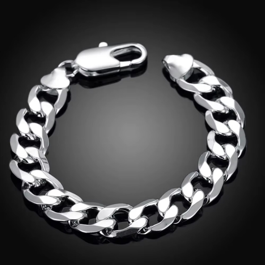 URMYLADY Armband 925 Silber, 12mm, Unisex - Bild 2
