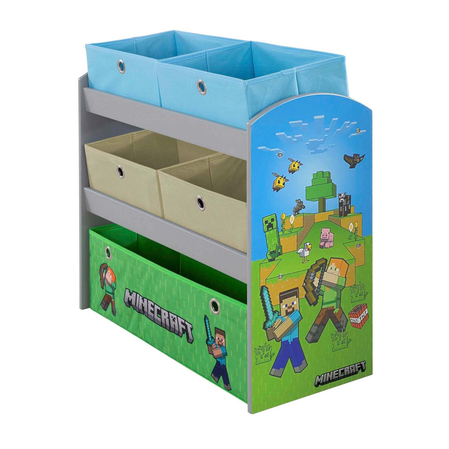 PHOENIX Spielregal Minecraft bunt B/H/T: 63,5 x 60 x 30 cm - Bild 2