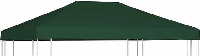 vidaXL Pavillondach aus Polyester in Grün, B/T: 4 x 3 m - Bild 1