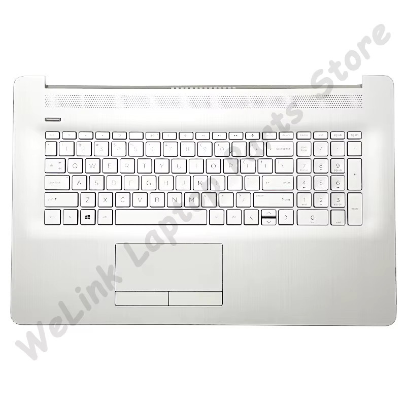 HP Ersatz-Laptop-Handballenauflage und Tastaturgehäuse in Silber für HP 17-BY, 17Q-CS, 470 G7, L83725-001, L22751-001 - Bild 3