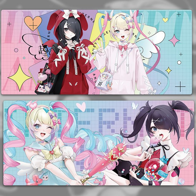 Maxoc Gaming Mousepad XXL Needy Streamer Overload Ame OMGkawaiiAngel KAngel Multicolour - Bild 1
