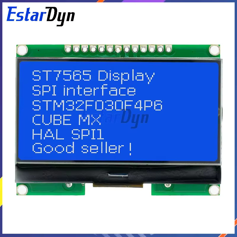 Estardyn LCD-Modul LCD12864-06D in Schwarz mit COG, Punktmatrix-Bildschirm, chinesischer Schrift und SPI-Schnittstelle - Bild 3