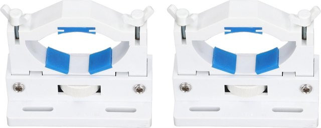 Koogeelife Laserrohrhalterung aus Kunststoff mit einstellbarem Knopf, 2 Stück, Weiß - Bild 1