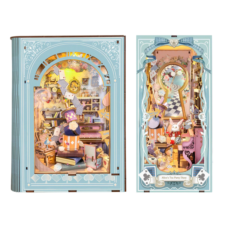 ELEVEN-CUTE Prinzessin Tea Party Tagebuch Buch Nook, Modell Kit, Holz, ab 14 Jahren - Bild 5