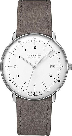 Junghans Armbanduhr, Solar, Titan, Leder, 38 mm, Unisex - Bild 1