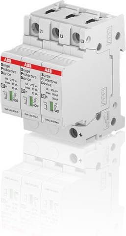 ABB 2CTB815708R1800 OVR T2 3L 80-275s P QS Überspannungsschutz-Ableiter 20 kA in Weiß - Bild 1