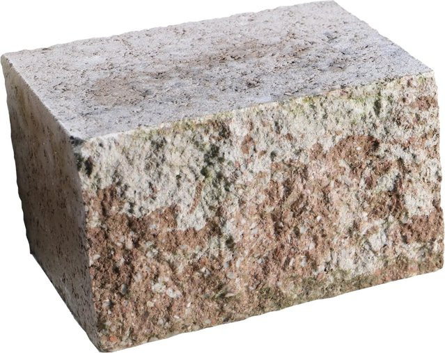 EHL Mauer Anzio-Light Halbstein aus Muschelkalk in Beige, B/T/H: 25 x 18 x 15 cm - Bild 1