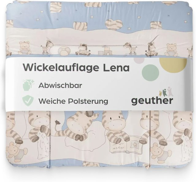 Wickelauflage Geuther Lena in Multicolour mit erhöhtem Rand, B/T: 85 x 75 cm - Bild 1