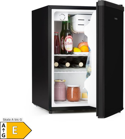 Klarstein Cool Kid Mini-Kühlschrank mit 4-L-Gefrierfach, 66 Liter, Schwarz