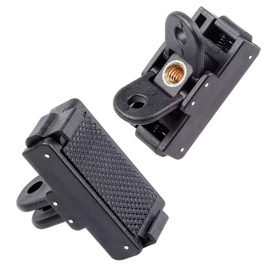 DJI Magnetischer Schnellwechseladapter mit faltbarer Zweiklauenhalterung für Osmo Action 3 4 5 Pro in Schwarz - Bild 2