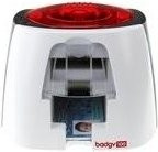 Evolis Badgy 100 Plastikkartendrucker für CR-80 Karten mit Thermosublimation und USB 2.0 Anschluss in Schwarz und Weiß - Bild 1